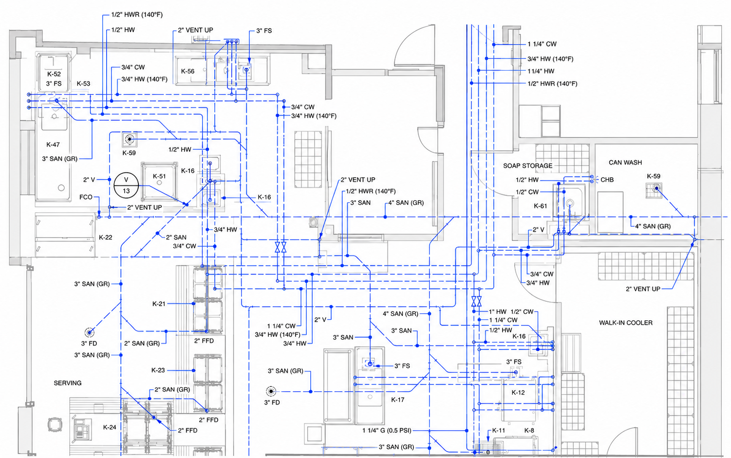 Plumbing BIM schematic